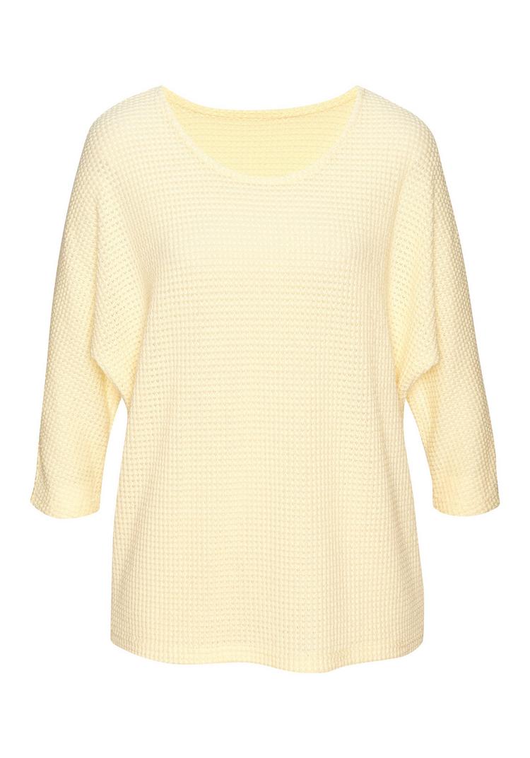 Vivance Vivance 3/4-Arm-Shirt Longshirt Damen - gelb - 0 | SportScheck