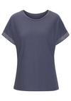 Lascana Kurzarmshirt T-Shirt Damen - navy