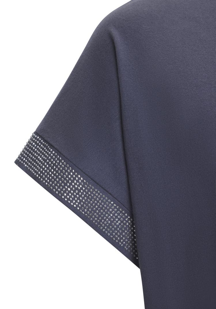 Lascana Lascana Kurzarmshirt T-Shirt Damen - navy - 2 | SportScheck