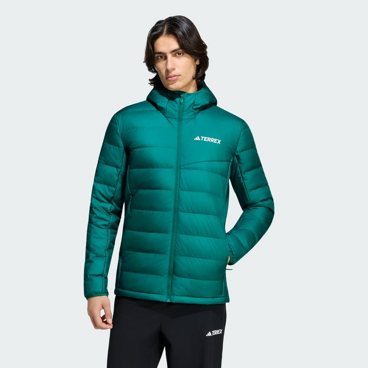adidas adidas Terrex Multi Daunenjacke, CLIMAWARM, Outdoorjacke Herren - Collegiate Green - 0 | SportScheck