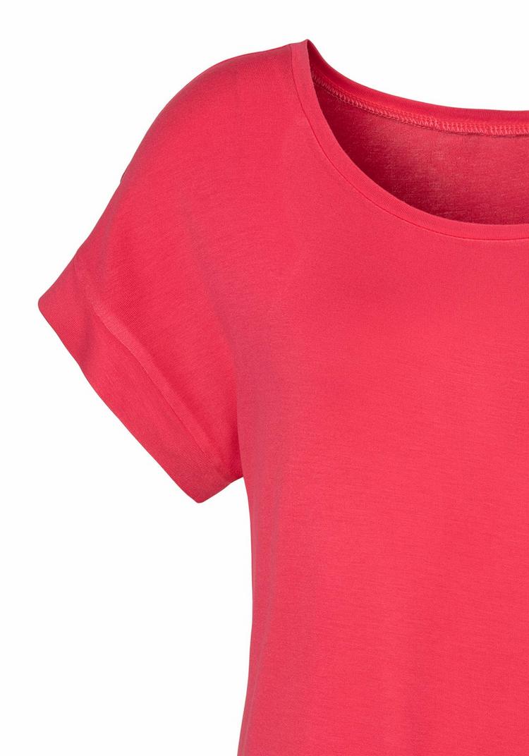 Vivance Vivance Kurzarmshirt T-Shirt Damen - koralle, navy - 1 | SportScheck