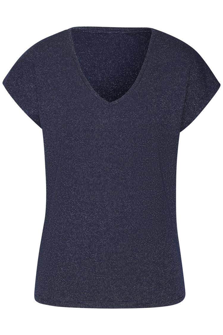Lascana Lascana Kurzarmshirt T-Shirt Damen - navy - 0 | SportScheck