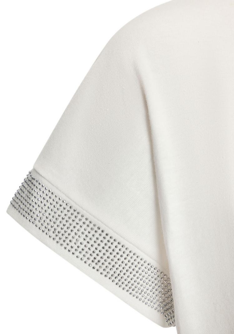 Lascana Lascana Kurzarmshirt T-Shirt Damen - creme - 2 | SportScheck