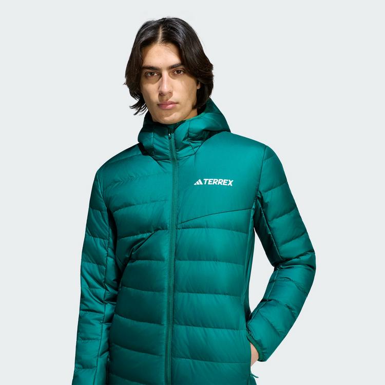 adidas adidas Terrex Multi Daunenjacke, CLIMAWARM, Outdoorjacke Herren - Collegiate Green - 0 | SportScheck