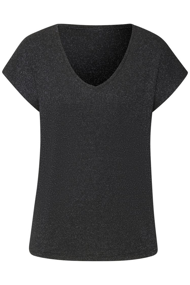 Lascana Lascana Kurzarmshirt T-Shirt Damen - schwarz - 0 | SportScheck