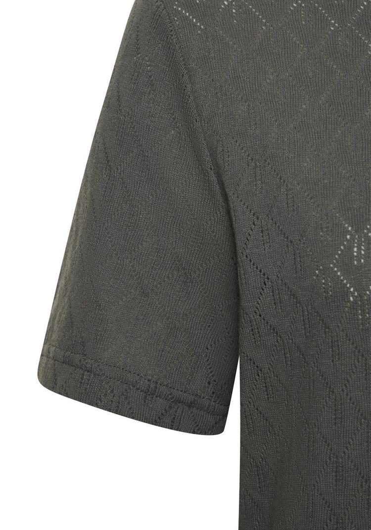 Vivance Vivance Kurzarmshirt T-Shirt Damen - graugr&uuml;n - 1 | SportScheck