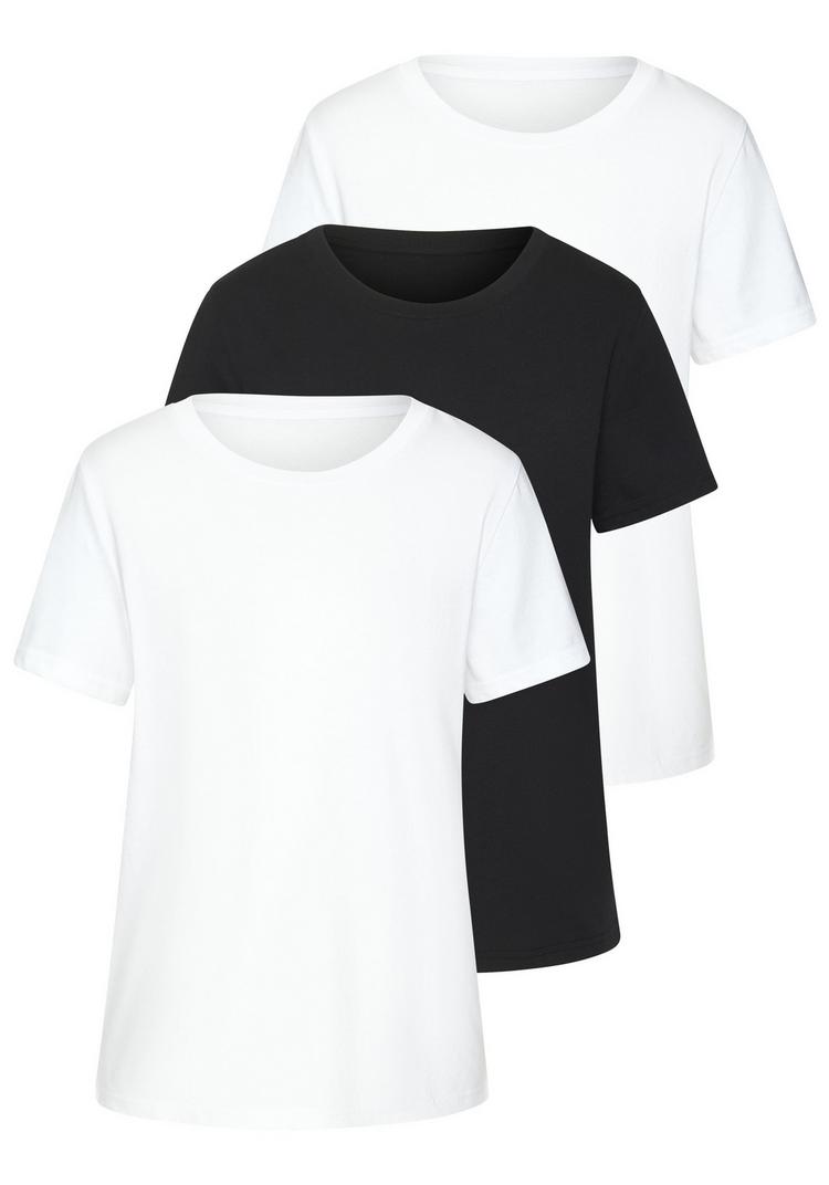 BEACH TIME BEACH TIME T-Shirt T-Shirt Damen - wei&szlig; - schwarz - 0 | SportScheck