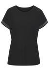 Lascana Kurzarmshirt T-Shirt Damen - schwarz