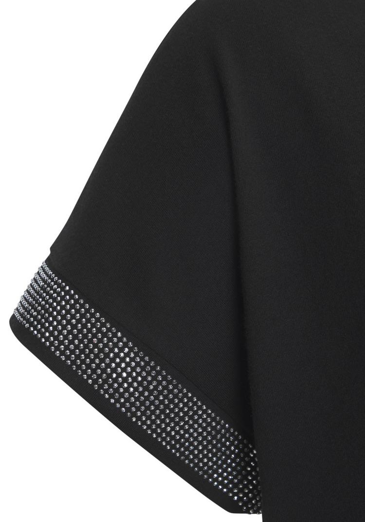Lascana Lascana Kurzarmshirt T-Shirt Damen - schwarz - 1 | SportScheck