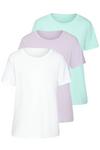 BEACH TIME T-Shirt T-Shirt Damen - flieder, t&uuml;rkis, wei&szlig;