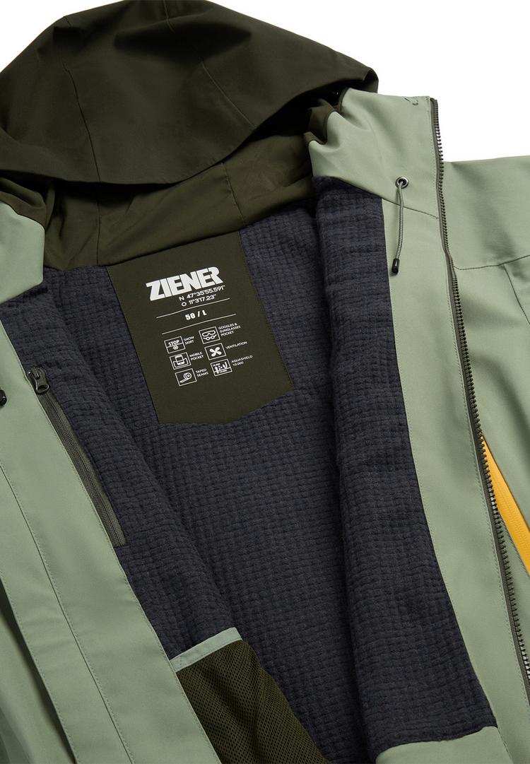 Ziener Ziener RAFINO-Z Skijacke Herren - dusty green - 1 | SportScheck