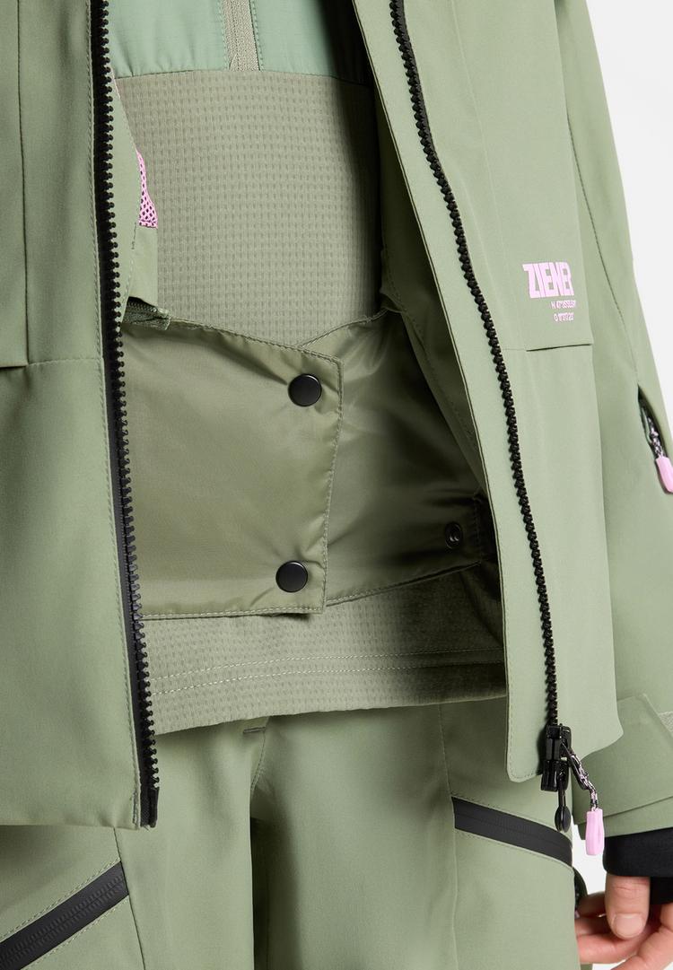 Ziener Ziener RAFINA-Z Skijacke Damen - dusty green - 0 | SportScheck