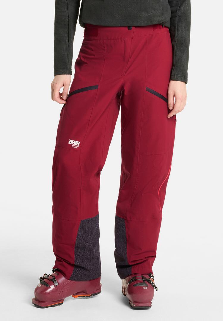 Ziener Ziener ROKITA-Z Skihose Damen - wine pigment - 0 | SportScheck