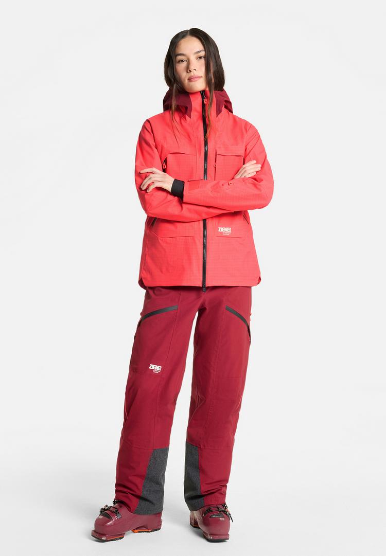 Ziener Ziener RAFINA-Z Skijacke Damen - Fiery Red - 1 | SportScheck