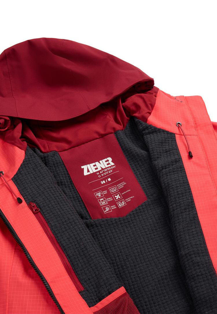 Ziener Ziener RAFINA-Z Skijacke Damen - Fiery Red - 1 | SportScheck