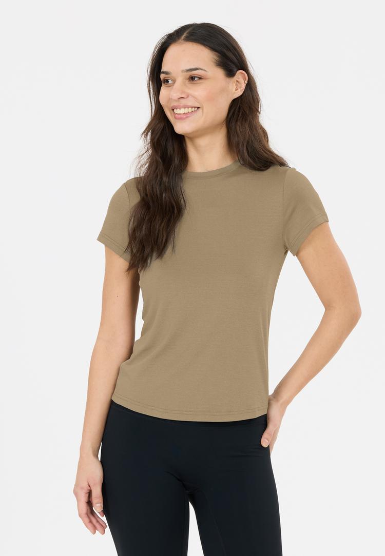 Athlecia Athlecia Miwa V2 T-Shirt Damen - 1292 Greige - 1 | SportScheck