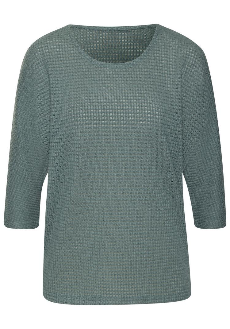 Vivance Vivance 3/4-Arm-Shirt Longshirt Damen - eukalyptus - 0 | SportScheck