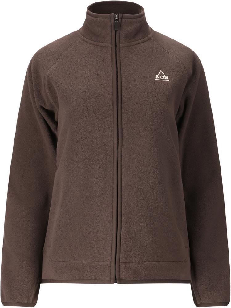 SOS SOS Draco Fleecejacke Damen - 1098 Shale Mud - 0 | SportScheck