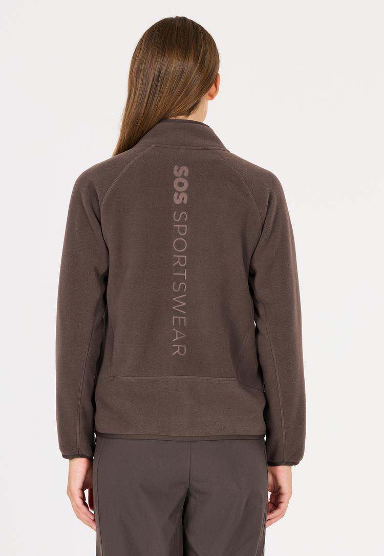 SOS SOS Draco Fleecejacke Damen - 1098 Shale Mud - 3 | SportScheck
