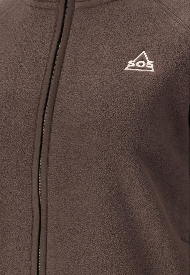 SOS SOS Draco Fleecejacke Damen - 1098 Shale Mud - 0 | SportScheck