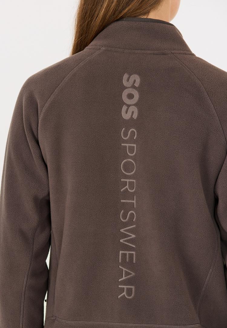 SOS SOS Draco Fleecejacke Damen - 1098 Shale Mud - 2 | SportScheck