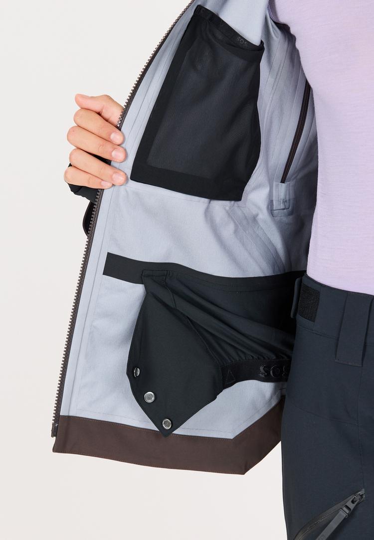 SOS SOS Unbound Skijacke Damen - 1098 Shale Mud - 3 | SportScheck