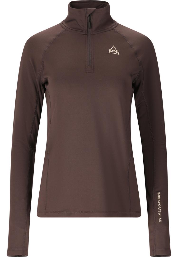 SOS SOS Stratos Skishirt Damen - 1098 Shale Mud - 0 | SportScheck