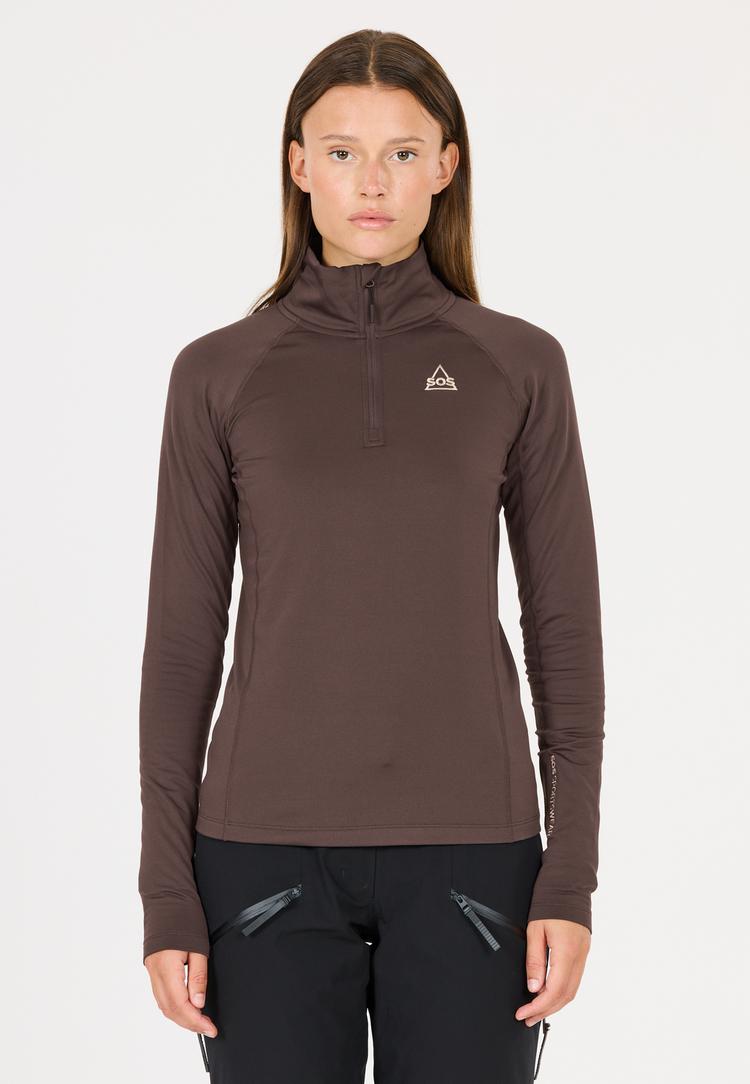 SOS SOS Stratos Skishirt Damen - 1098 Shale Mud - 1 | SportScheck