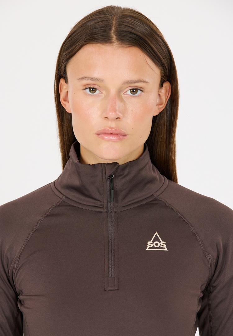 SOS SOS Stratos Skishirt Damen - 1098 Shale Mud - 1 | SportScheck