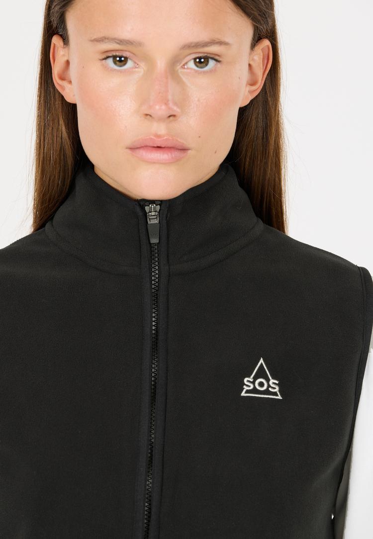 SOS SOS Draco Fleeceweste Damen - 1001 Black - 1 | SportScheck