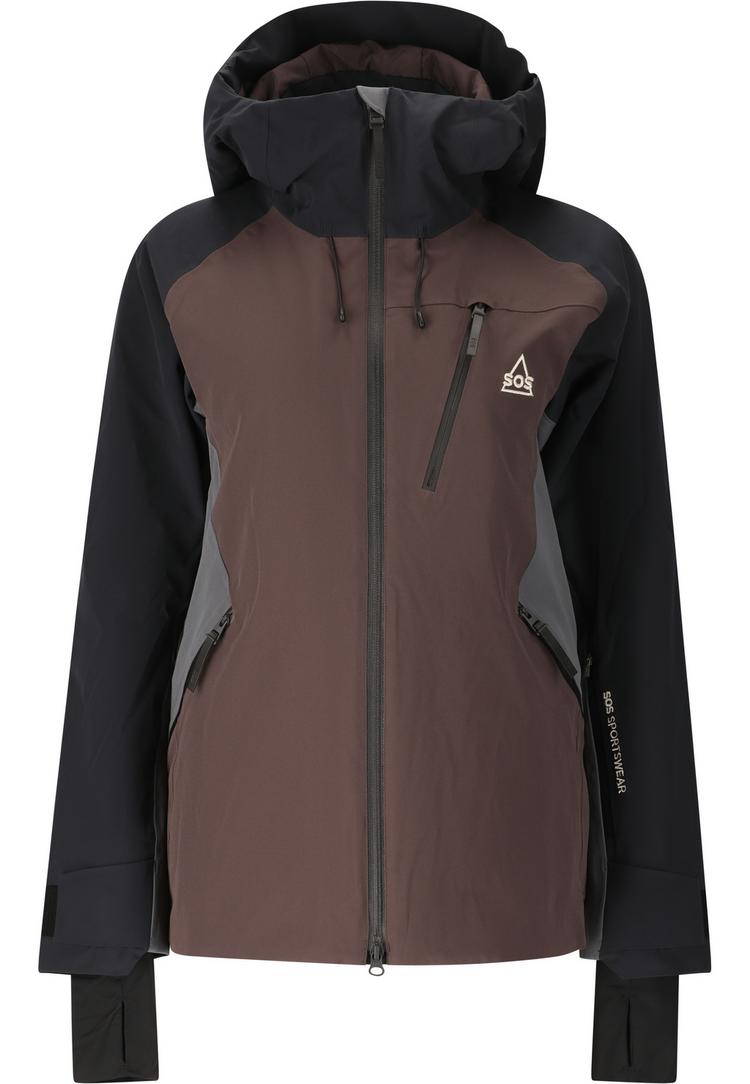 SOS SOS Unbound Skijacke Damen - 1098 Shale Mud - 0 | SportScheck