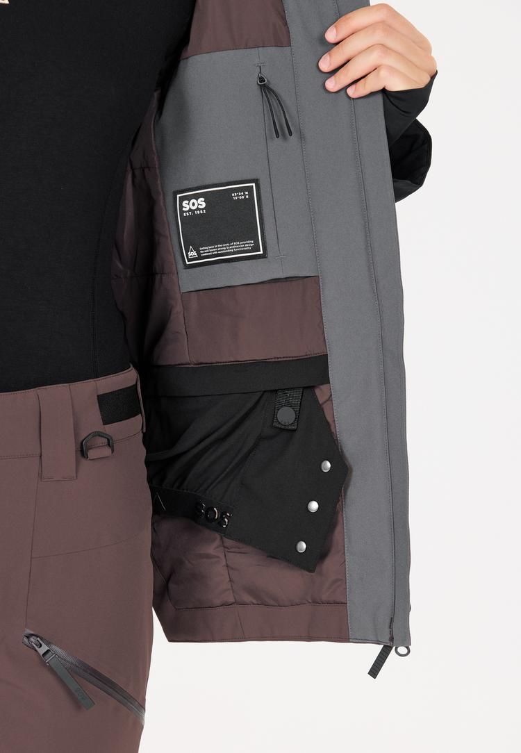 SOS SOS Unbound Skijacke Damen - 1098 Shale Mud - 1 | SportScheck