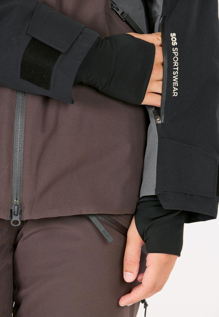 SOS SOS Unbound Skijacke Damen - 1098 Shale Mud - 3 | SportScheck