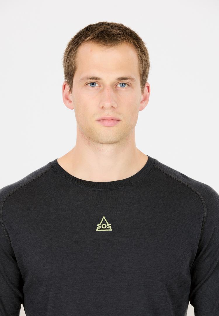 SOS SOS Polaris Langarmshirt Herren - 1009 India Ink - 0 | SportScheck