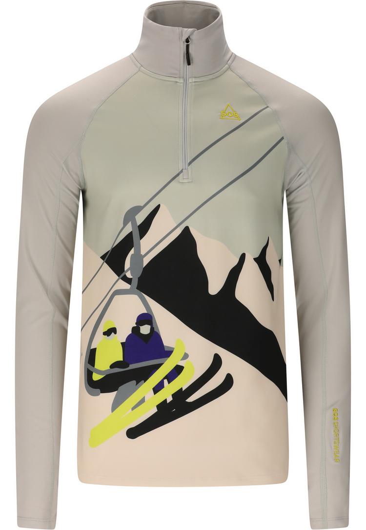 SOS SOS Stratos Skishirt Herren - 1053 Harbor Mist - 0 | SportScheck