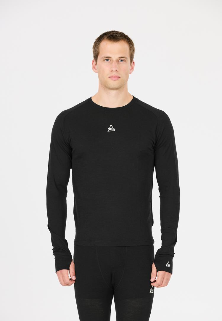 SOS SOS Polaris Langarmshirt Herren - 1001 Black - 1 | SportScheck