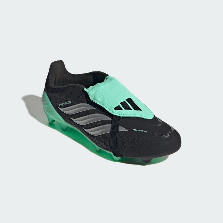 adidas adidas Predator Elite Kids Fu&szlig;ballschuh, feste Fu&szlig;ballschuhe Kinder - Core Black / Silver Metallic / Pulse Mint - 2 | SportScheck