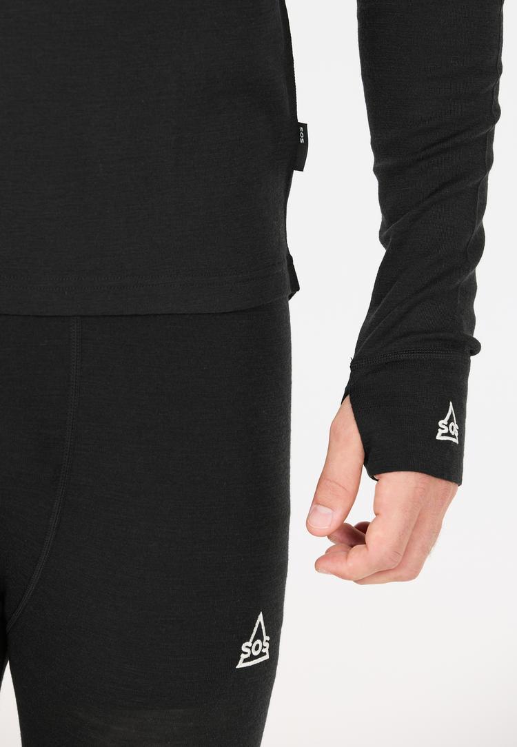 SOS SOS Polaris Langarmshirt Herren - 1001 Black - 1 | SportScheck