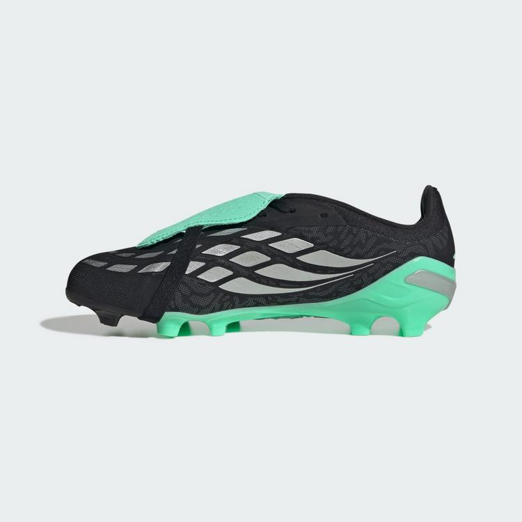 adidas adidas Predator Elite Kids Fu&szlig;ballschuh, feste Fu&szlig;ballschuhe Kinder - Core Black / Silver Metallic / Pulse Mint - 4 | SportScheck