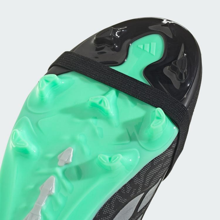 adidas adidas Predator Elite Kids Fu&szlig;ballschuh, feste Fu&szlig;ballschuhe Kinder - Core Black / Silver Metallic / Pulse Mint - 5 | SportScheck