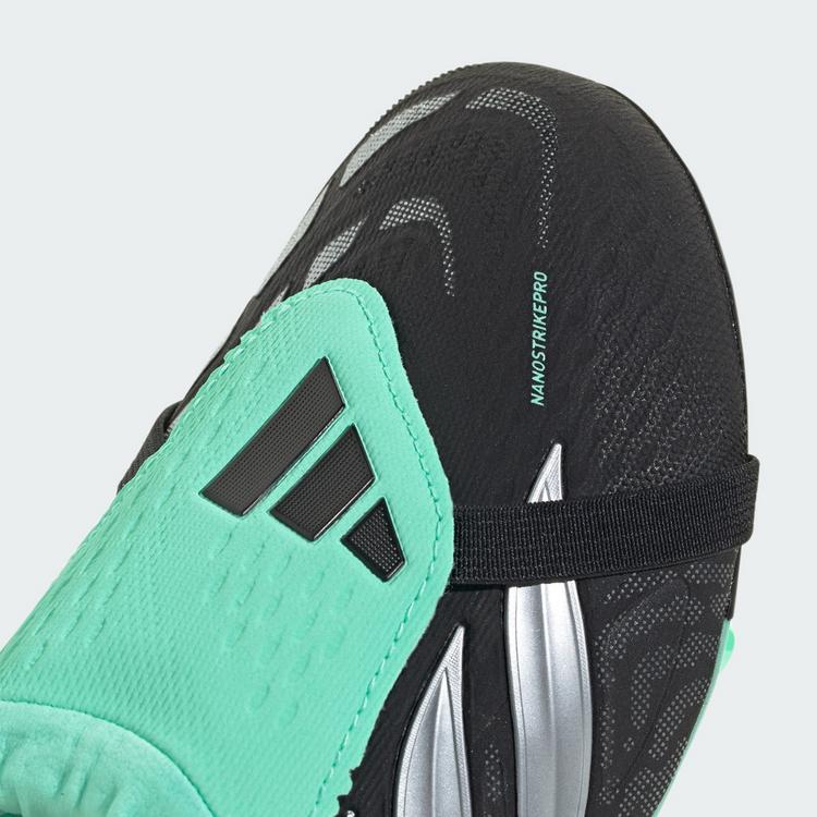 adidas adidas Predator Elite Kids Fu&szlig;ballschuh, feste Fu&szlig;ballschuhe Kinder - Core Black / Silver Metallic / Pulse Mint - 6 | SportScheck