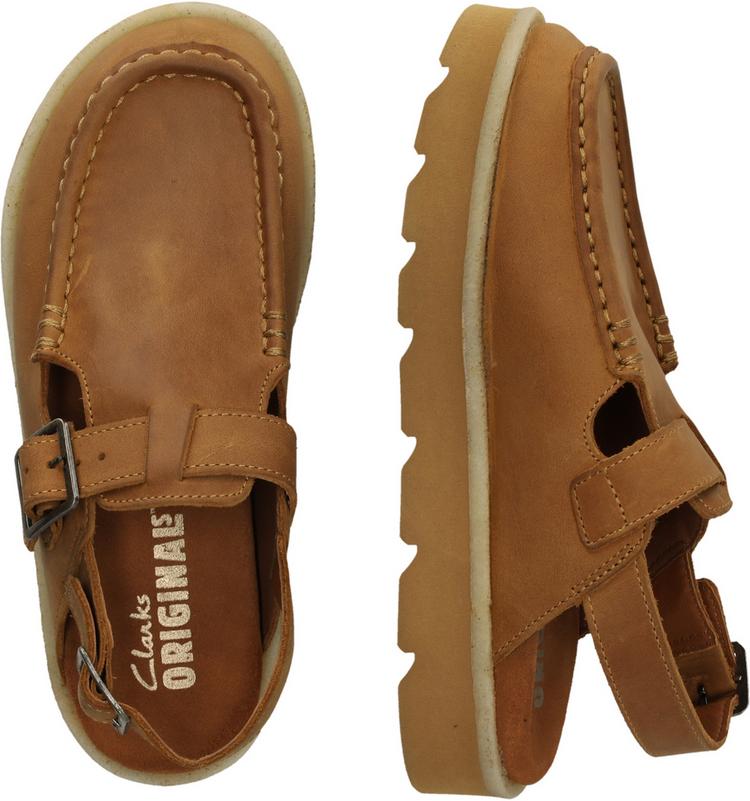 Clarks Originals Clarks Originals Meare Easy Sandalen Damen - 5241 Tan Leather - 1 | SportScheck