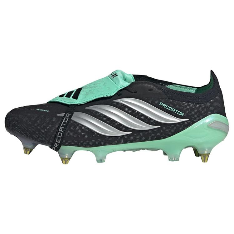 adidas adidas Predator Elite Fu&szlig;ballschuh, weiche Fu&szlig;ballschuhe - Core Black / Silver Metallic / Pulse Mint - 0 | SportScheck