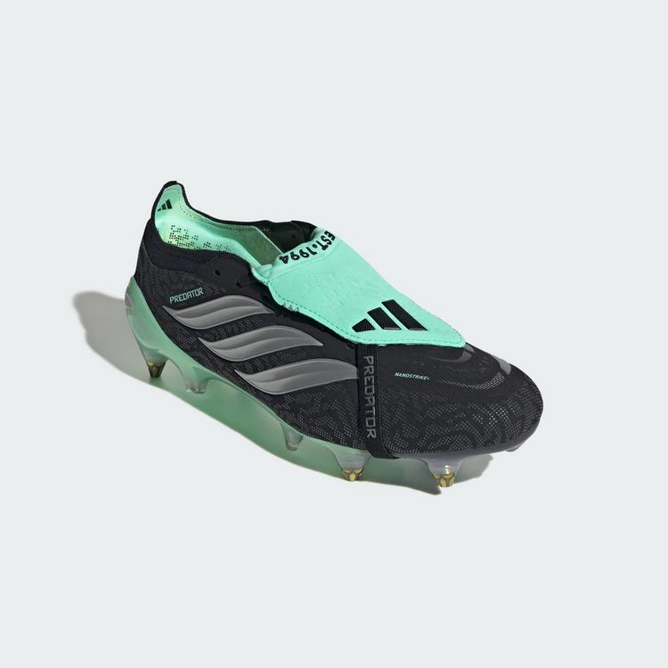 adidas adidas Predator Elite Fu&szlig;ballschuh, weiche Fu&szlig;ballschuhe - Core Black / Silver Metallic / Pulse Mint - 2 | SportScheck