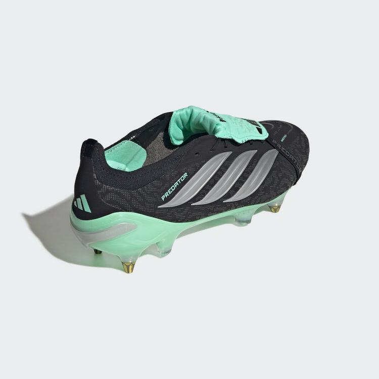 adidas adidas Predator Elite Fu&szlig;ballschuh, weiche Fu&szlig;ballschuhe - Core Black / Silver Metallic / Pulse Mint - 3 | SportScheck
