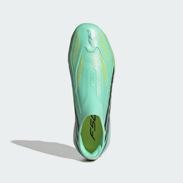 adidas adidas F50 Hyperfast Elite Kids Fu&szlig;ballschuh, Fu&szlig;ballschuhe Kinder - Pulse Mint / Core Black / Solar Lemon - 0 | SportScheck
