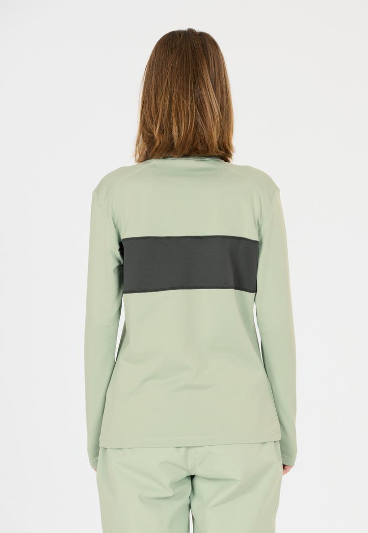 SLOPE SLOPE Norvyn Funktionssweatshirt Damen - 3126 Aqua Gray - 3 | SportScheck