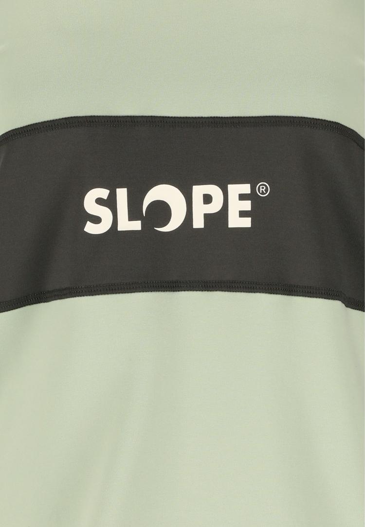 SLOPE SLOPE Norvyn Funktionssweatshirt Damen - 3126 Aqua Gray - 0 | SportScheck