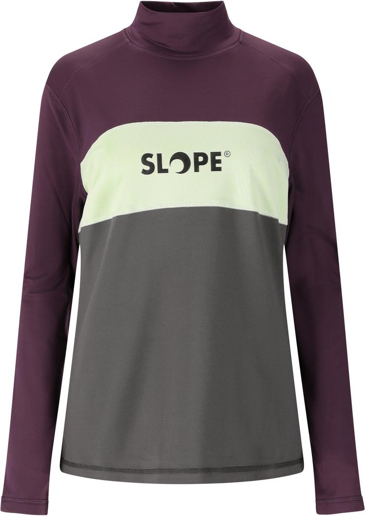 SLOPE SLOPE Norvyn Funktionssweatshirt Damen - 4115 Sweet Grape - 0 | SportScheck