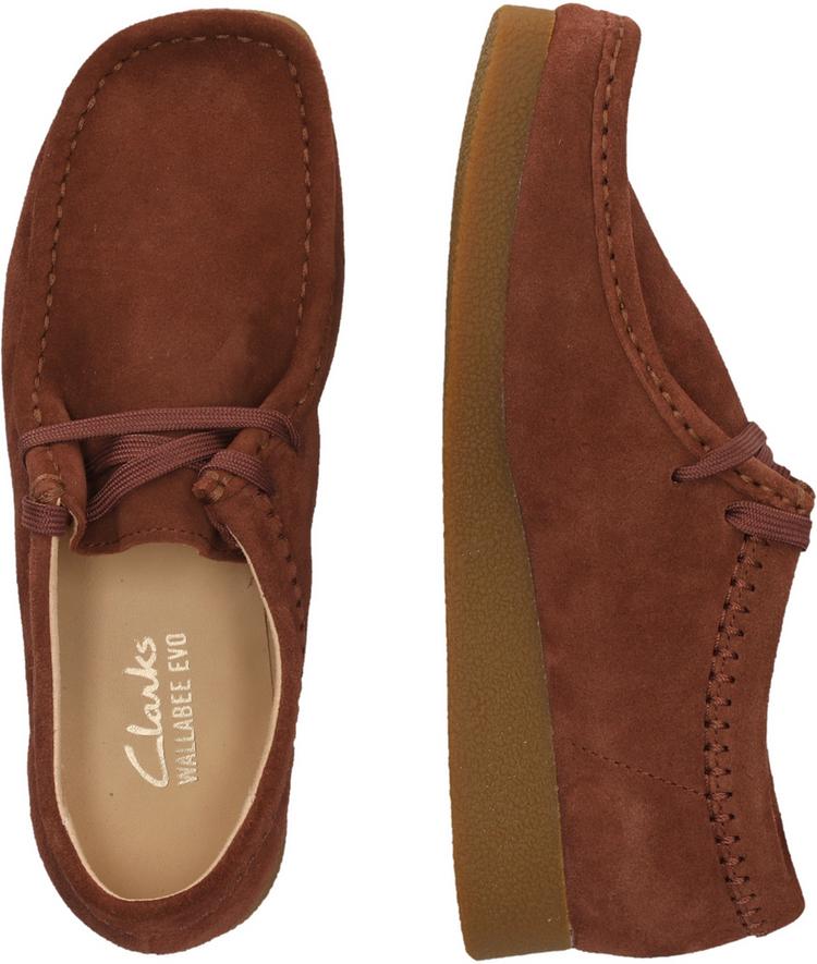 Clarks Originals Clarks Originals WallabeeEVOSh Halbschuhe Damen - 4133A Maroon Suede - 1 | SportScheck